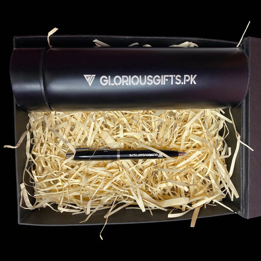 Personalized Metal Pen Temperature Bottle GD103 - GloriousGifts.Pk | Pakistan's 1 Office & Home Decoration Brand