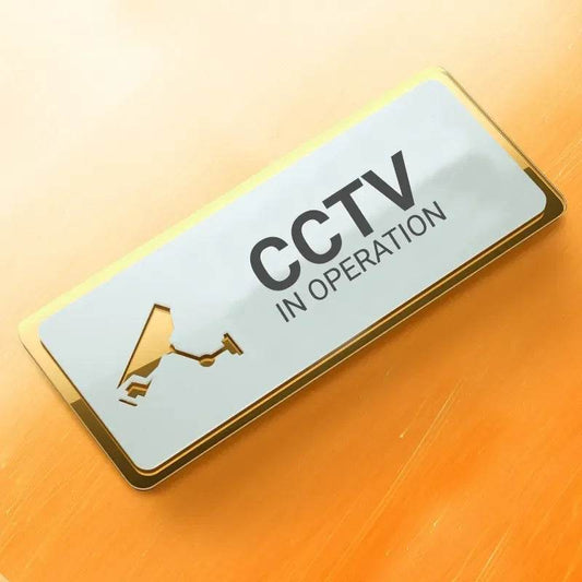 Laser Cut No Smoking Sign Golden Plate | GD010 - GloriousGifts.Pk | Pakistan's 1 Office & Home Decoration Brand