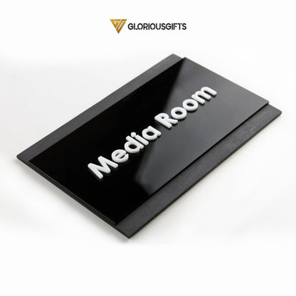 3D Double Base Door Name Plate GD005 GloriousGifts.Pk | Pakistan's 1 Office & Home Decoration Brand