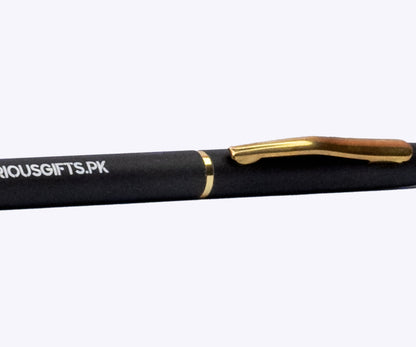 Custom Text or Brand Logo, Metal Slim Ballpoint Pens, GP002