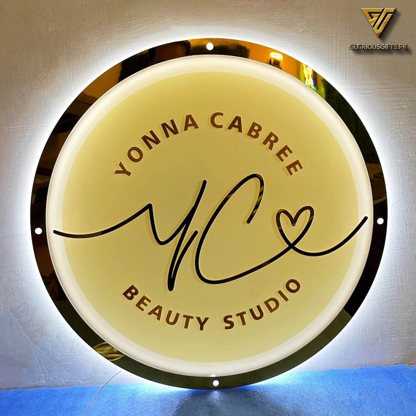 Personalized Logo Sign Studio Shop Office | GS008 - GloriousGifts.Pk | Pakistan's 1 Office & Home Decoration Brand
