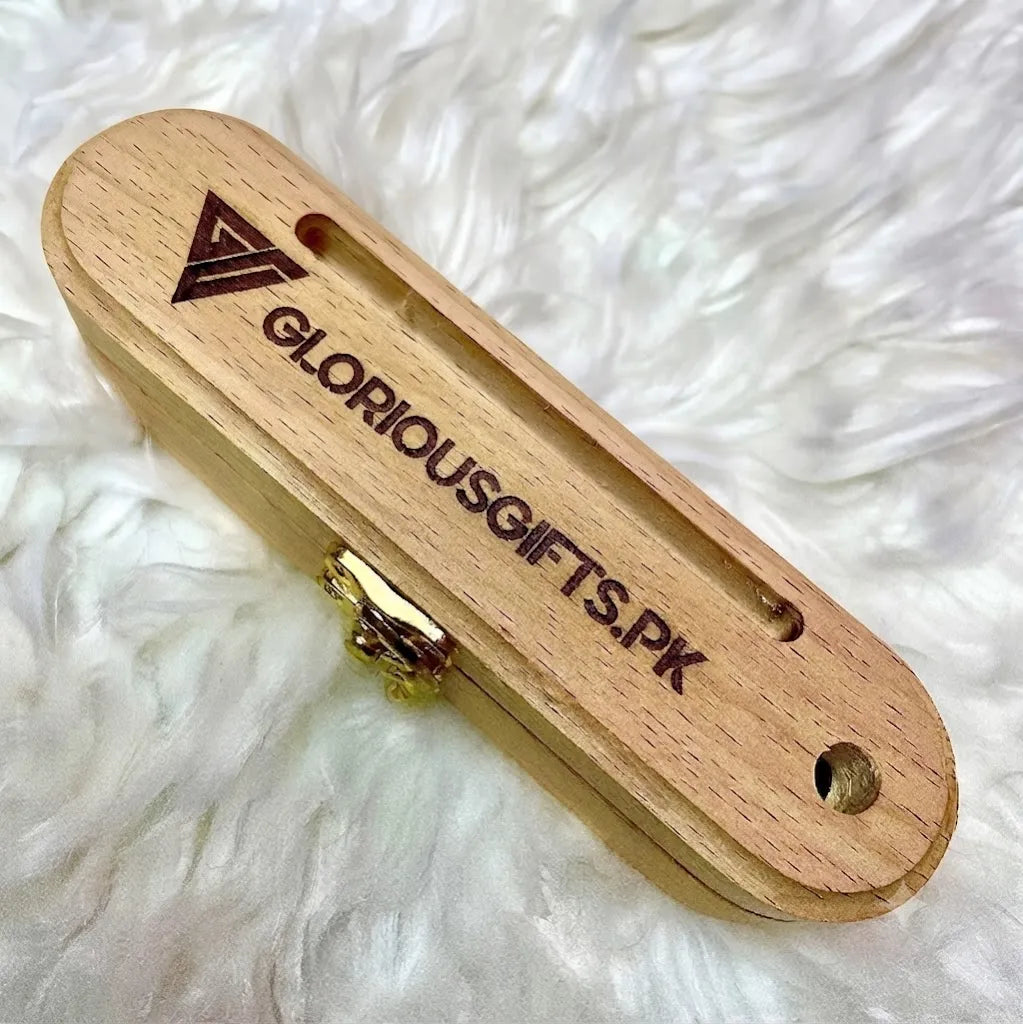 Personalized Engraved Wooden Ballpoint Pens with Box | GP008 - GloriousGifts.Pk | Pakistan's 1 Office & Home Decoration Brand