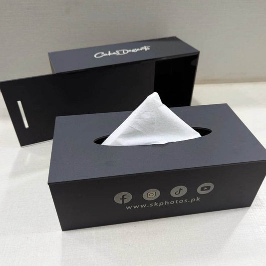 Premium Customized Tissue Box | GG013 - GloriousGifts.Pk | Pakistan's 1 Office & Home Decoration Brand