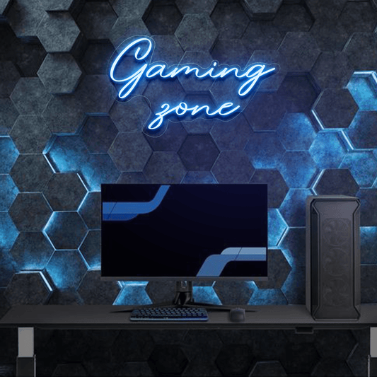 Gaming Zone Neon Sign | GF004 - GloriousGifts.Pk | Pakistan's 1 Office & Home Decoration Brand
