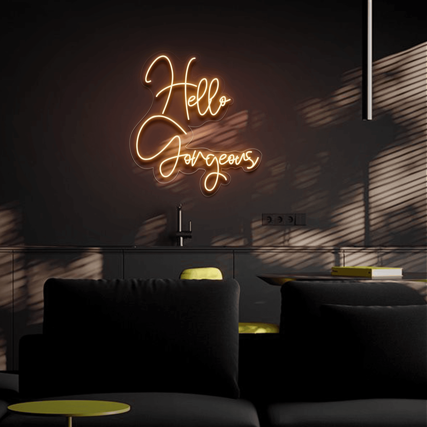 Hello Gorgeous Neon Sign | GF005 - GloriousGifts.Pk | Pakistan's 1 Office & Home Decoration Brand