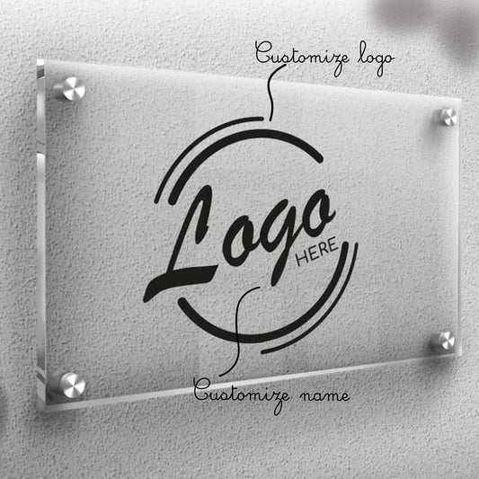 Custom Clear Acrylic Sign | GS011 - GloriousGifts.Pk | Pakistan's 1 Office & Home Decoration Brand