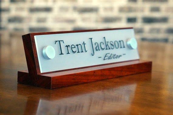 Bronze Desk Name Plate with Card Pen Holder | GT001 - GloriousGifts.Pk | Pakistan's 1 Office & Home Decoration Brand