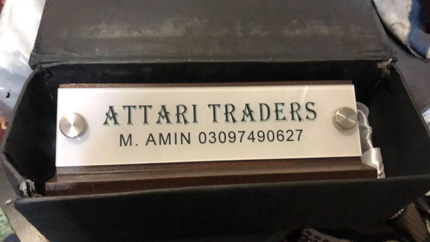 Table Name Plate with Card & Pen Holder | GT010
