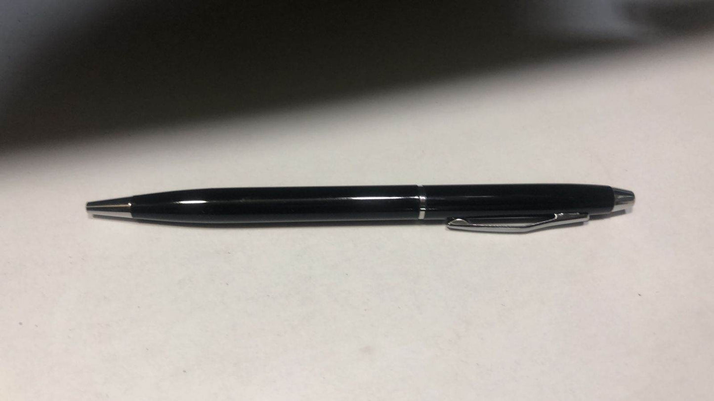 Personalized Shiny Black Metal Pen | GP006 - GloriousGifts.Pk | Pakistan's 1 Office & Home Decoration Brand
