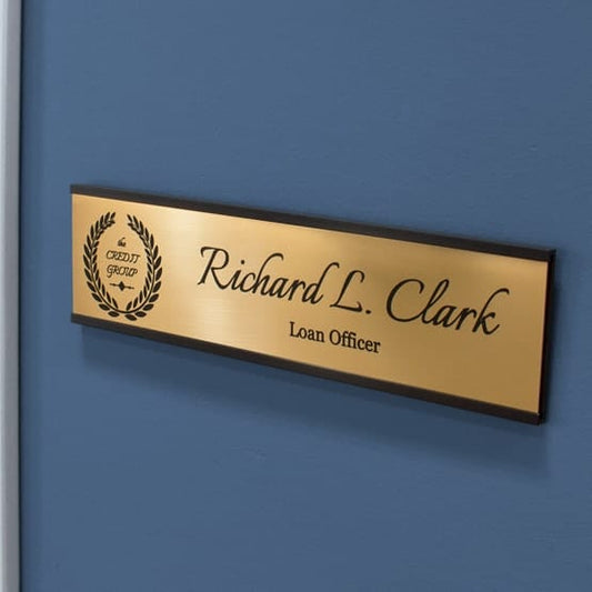 Office Door Name Plate for Acrylic Sliding GD003
