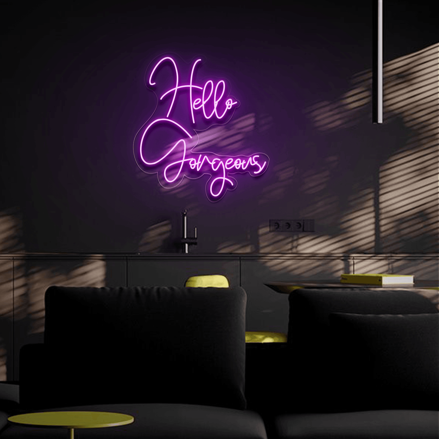 Hello Gorgeous Neon Sign | GF005 - GloriousGifts.Pk | Pakistan's 1 Office & Home Decoration Brand