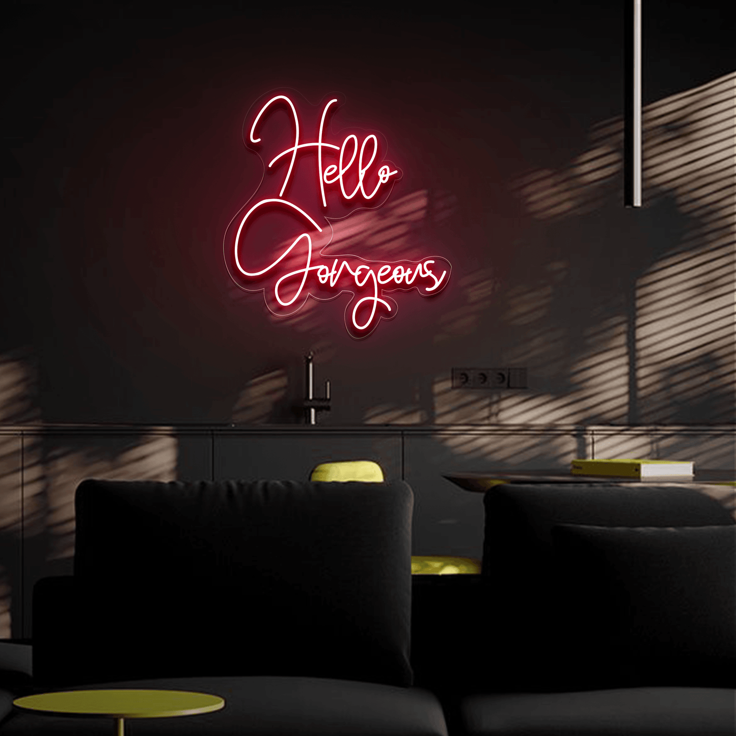 Hello Gorgeous Neon Sign | GF005 - GloriousGifts.Pk | Pakistan's 1 Office & Home Decoration Brand