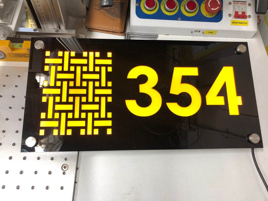 LED Acrylic House Name Plate | GN024 - GloriousGifts.Pk | Pakistan's 1 Office & Home Decoration Brand