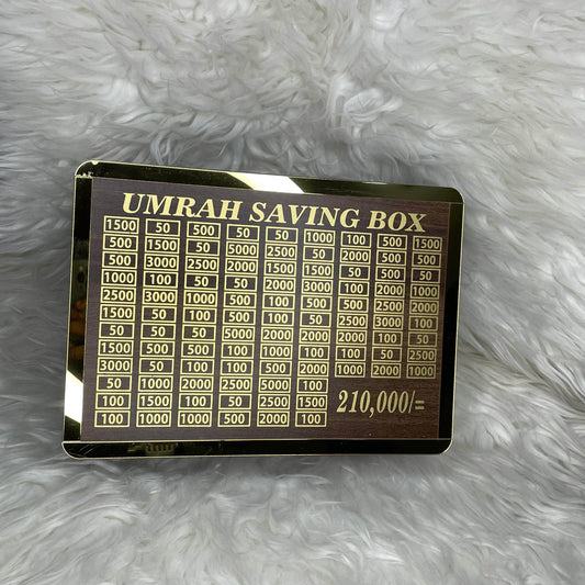 Umrah Saving Box | GG009 - GloriousGifts.Pk | Pakistan's 1 Office & Home Decoration Brand