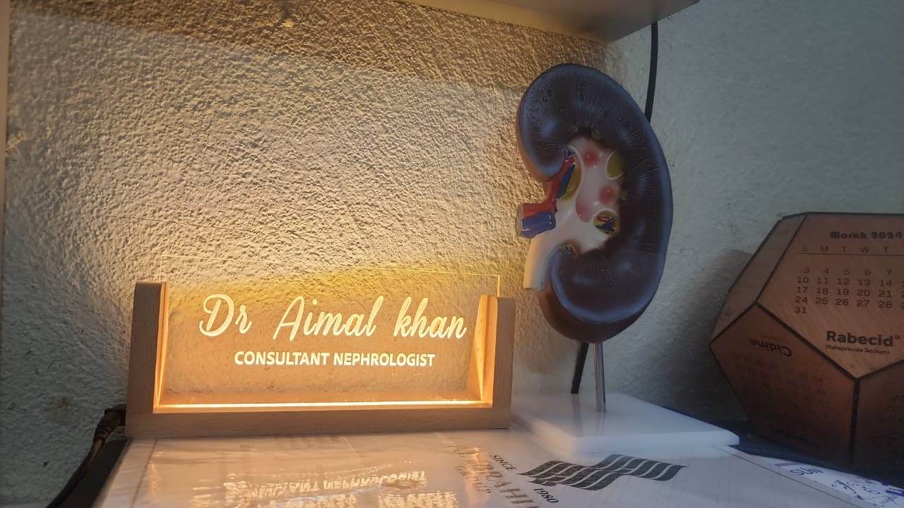 Custom Office Desk Plate with LED Light | GT008 - GloriousGifts.Pk | Pakistan's 1 Office & Home Decoration Brand