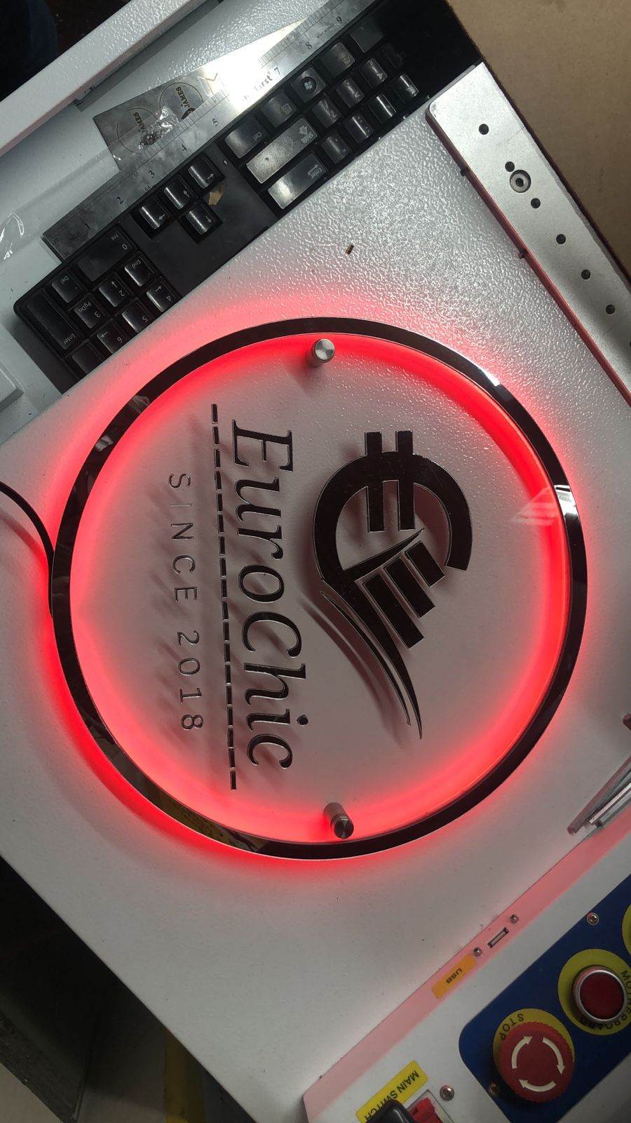 Neon Custom Logo, 3D, Custom Shop, Salon Signage | GS005 - GloriousGifts.Pk | Pakistan's 1 Office & Home Decoration Brand