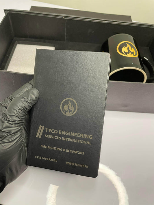 Personalized premium Diary, Metal Black Pen Gift Set GD106 - GloriousGifts.Pk | Pakistan's 1 Office & Home Decoration Brand