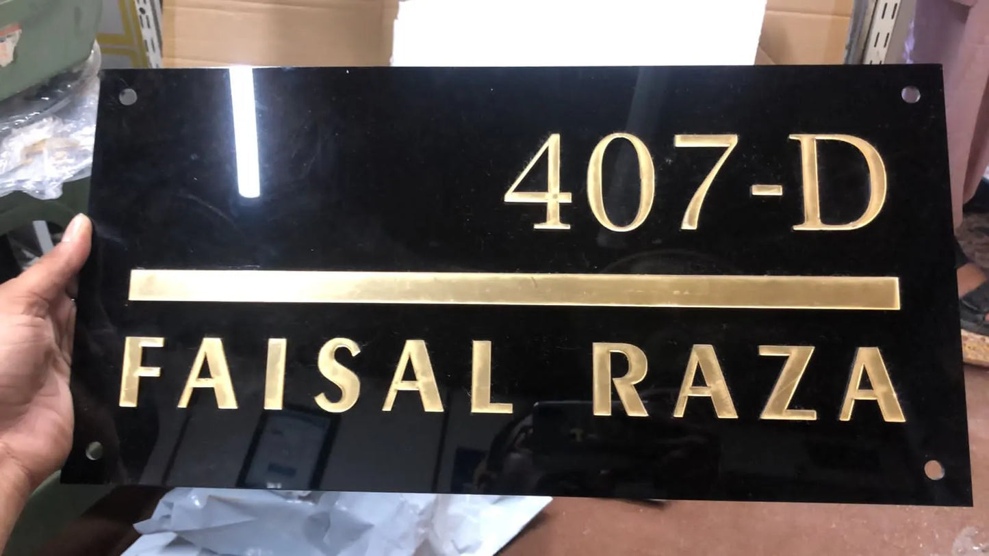 3D Fancy Letter Name Plate | GN001 - GloriousGifts.Pk | Pakistan's 1 Office & Home Decoration Brand