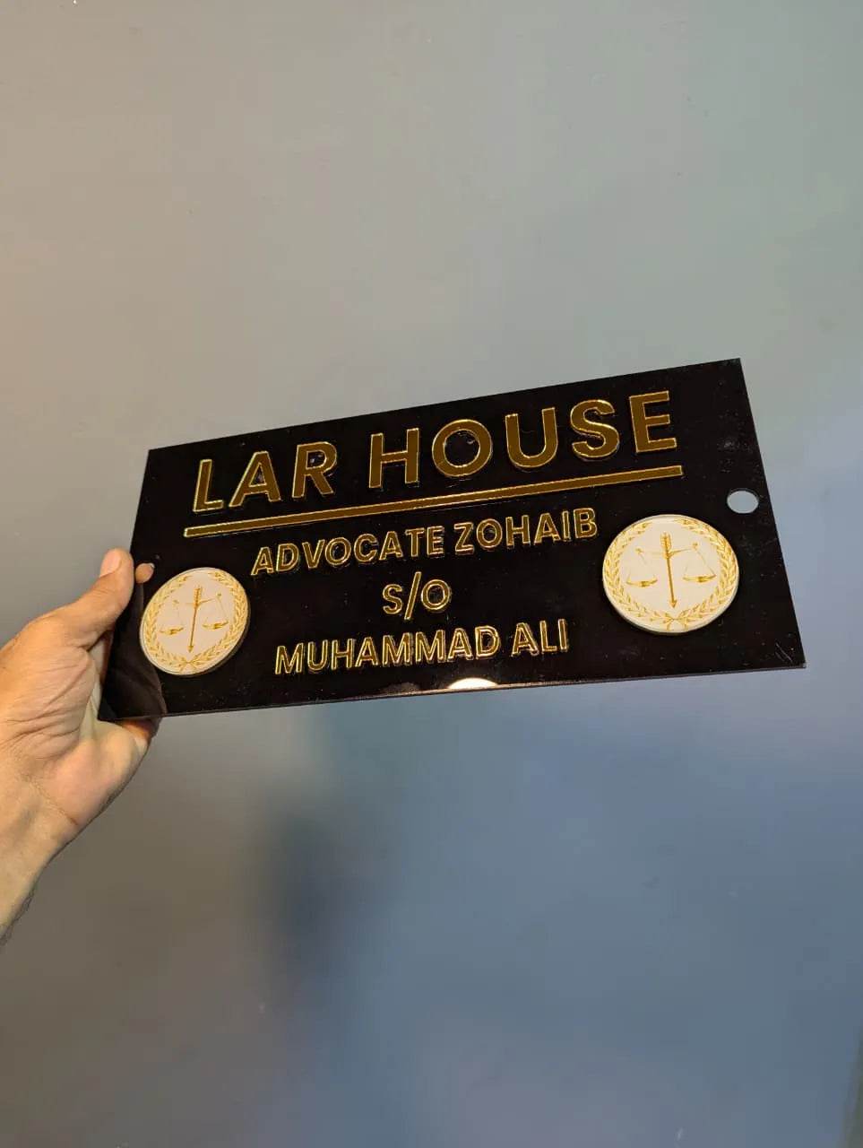 Modern Acrylic House Plaque | GN004 - GloriousGifts.Pk | Pakistan's 1 Office & Home Decoration Brand