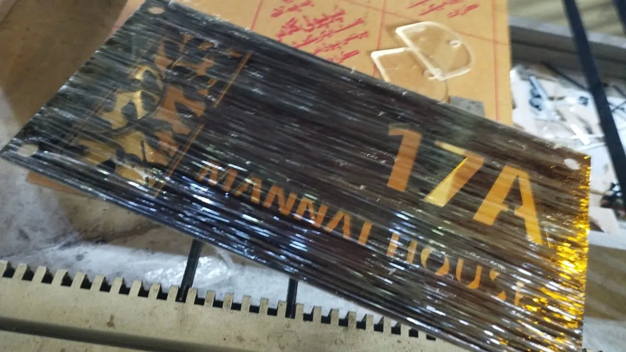 Custom LED House Number Sign | GN020 - GloriousGifts.Pk | Pakistan's 1 Office & Home Decoration Brand