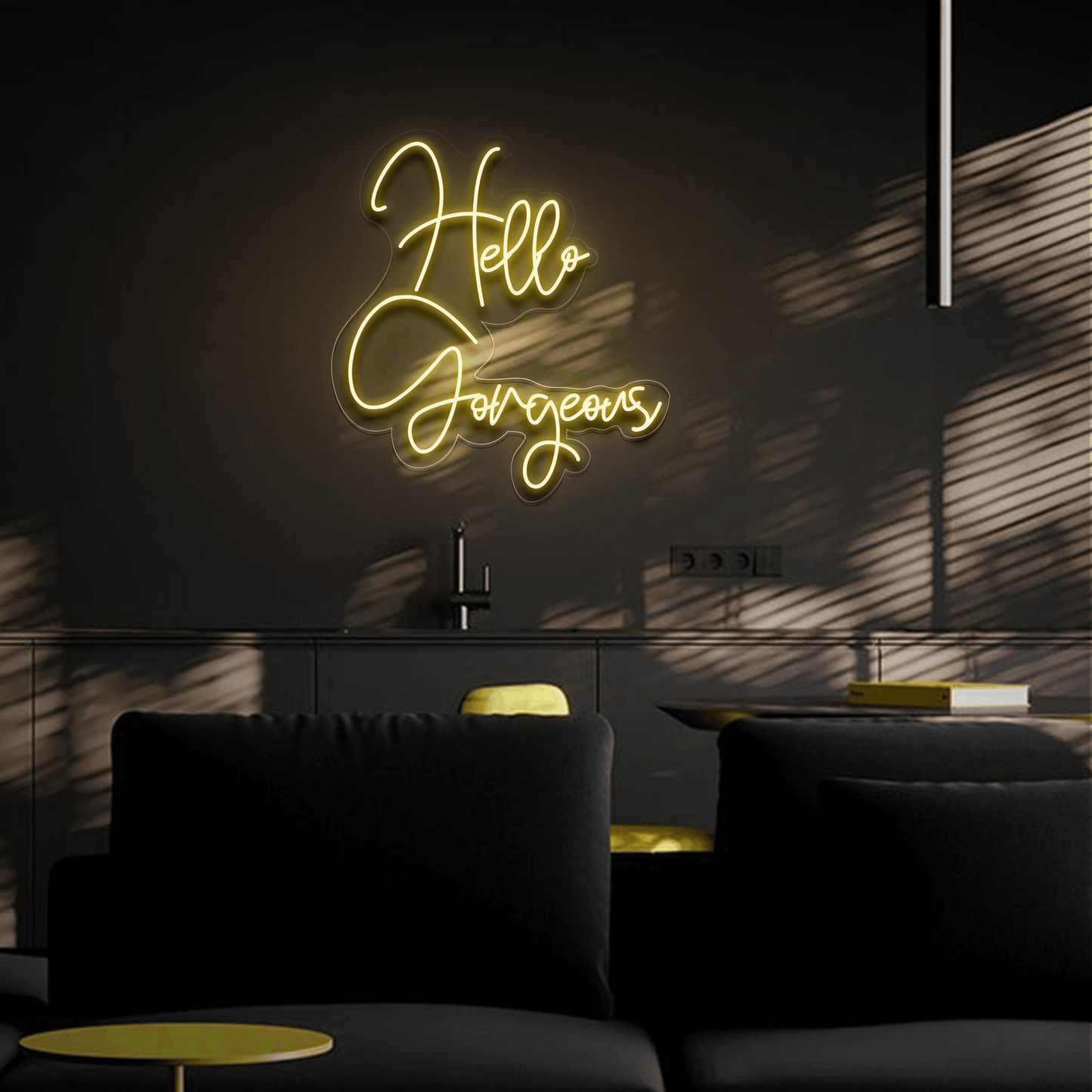 Hello Gorgeous Neon Sign | GF005 - GloriousGifts.Pk | Pakistan's 1 Office & Home Decoration Brand