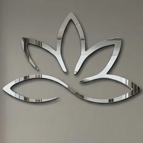 Lotus Flower Mirror Art Laser Cut Wall Décor |GW003