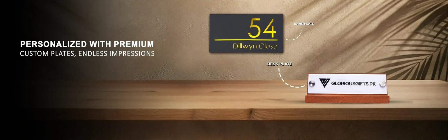 banner_name_plate_with_desk_plate - GloriousGifts.Pk | Pakistan's 1 Office & Home Decoration Brand