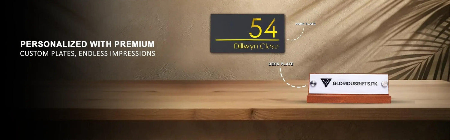 banner_name_plate_with_desk_plate - GloriousGifts.Pk | Pakistan's 1 Office & Home Decoration Brand