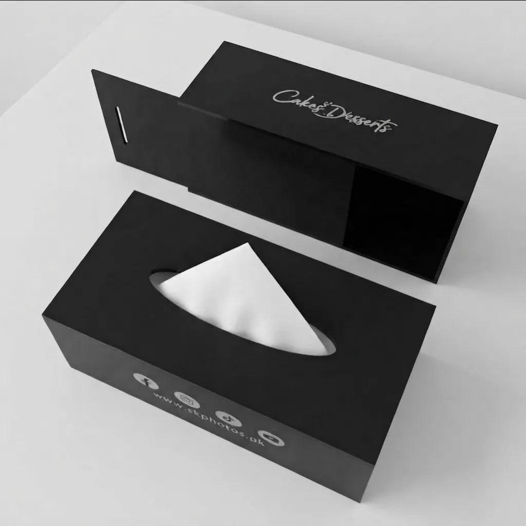 Premium Customized Tissue Box | GG013 - GloriousGifts.Pk | Pakistan's 1 Office & Home Decoration Brand