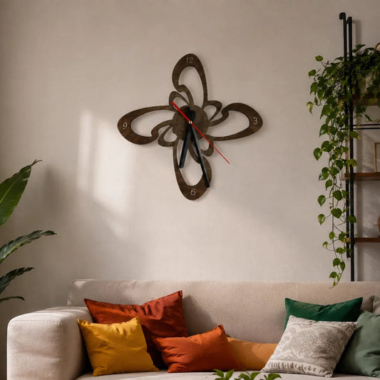 Handmade Modern Wooden Clock | GC016 - GloriousGifts.Pk | Pakistan's 1 Office & Home Decoration Brand