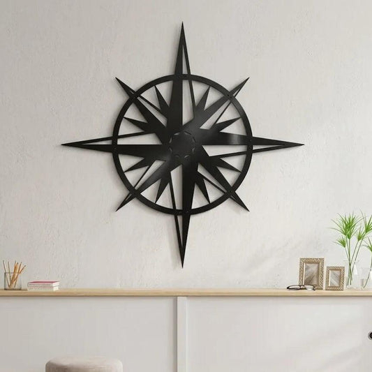 Wooden Compass Wall Art Nursery Décor |GW015 - GloriousGifts.Pk | Pakistan's 1 Office & Home Decoration Brand