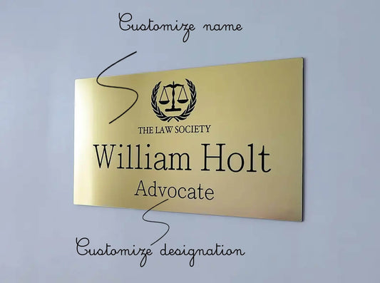 Custom Office Sign Engraved/Printed | GD014 - GloriousGifts.Pk | Pakistan's 1 Office & Home Decoration Brand