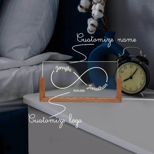 Infinity Night Light Wedding & Anniversary Gift |GG006 - GloriousGifts.Pk | Pakistan's 1 Office & Home Decoration Brand