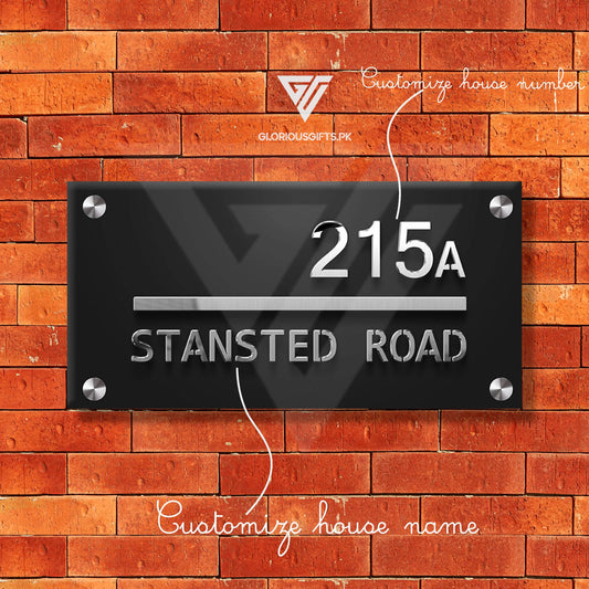 Custom House Plate | GN003 - GloriousGifts.Pk | Pakistan's 1 Office & Home Decoration Brand