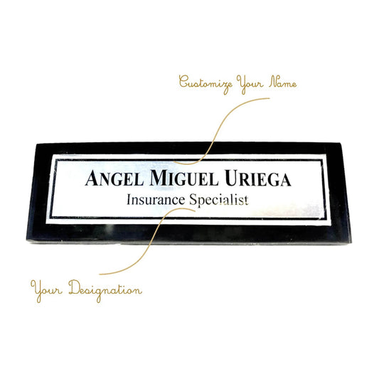 Solid Acrylic Triangle Desk Plate | GT007 - GloriousGifts.Pk | Pakistan's 1 Office & Home Decoration Brand