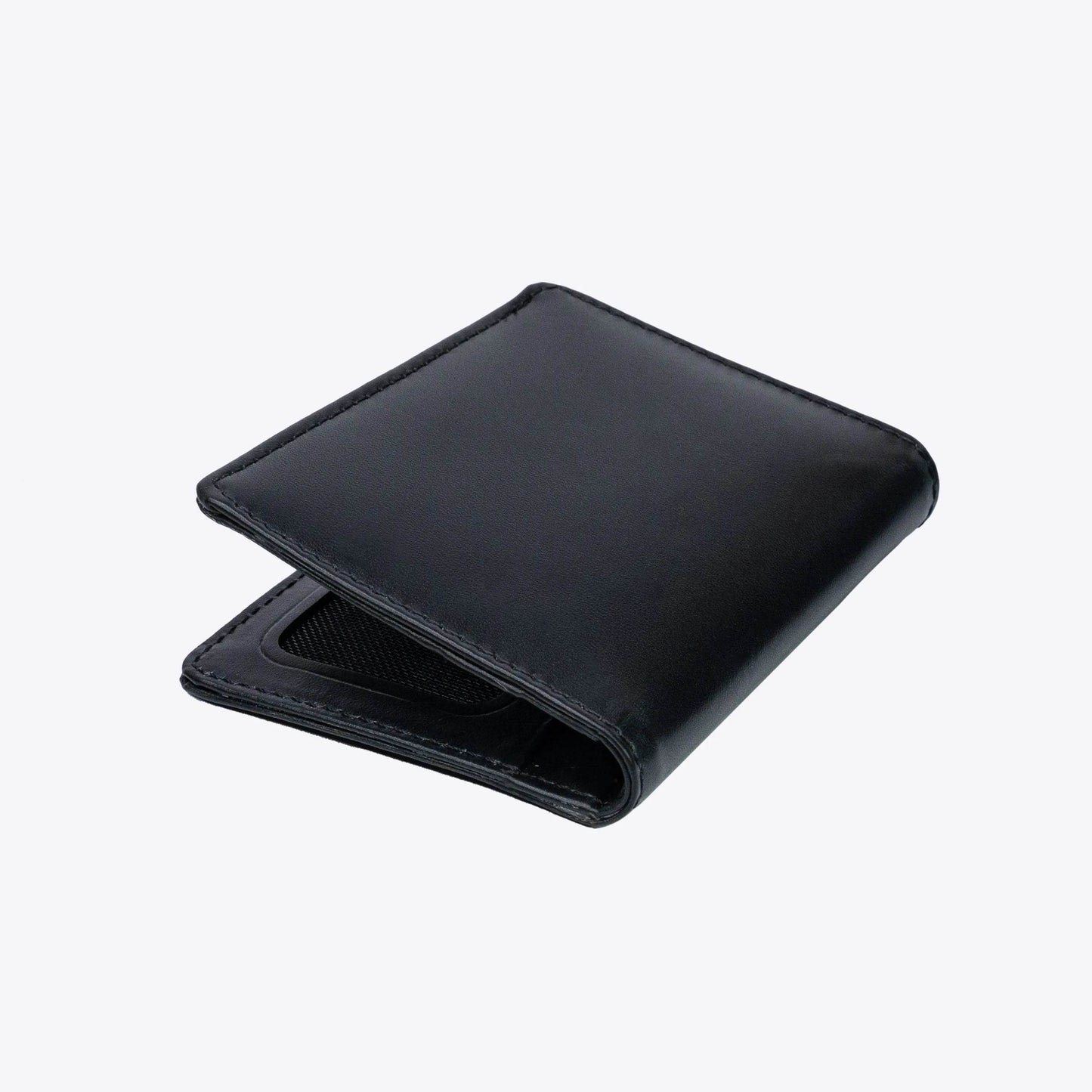 Glossy Black Bifold Wallet Personalized | GX002 - GloriousGifts.Pk | Pakistan's 1 Office & Home Decoration Brand