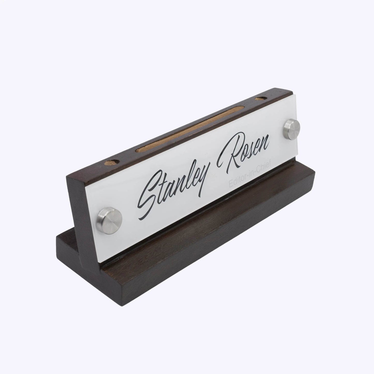 Table Name Plate with Card & Pen Holder | GT010 - GloriousGifts.Pk | Pakistan's 1 Office & Home Decoration Brand