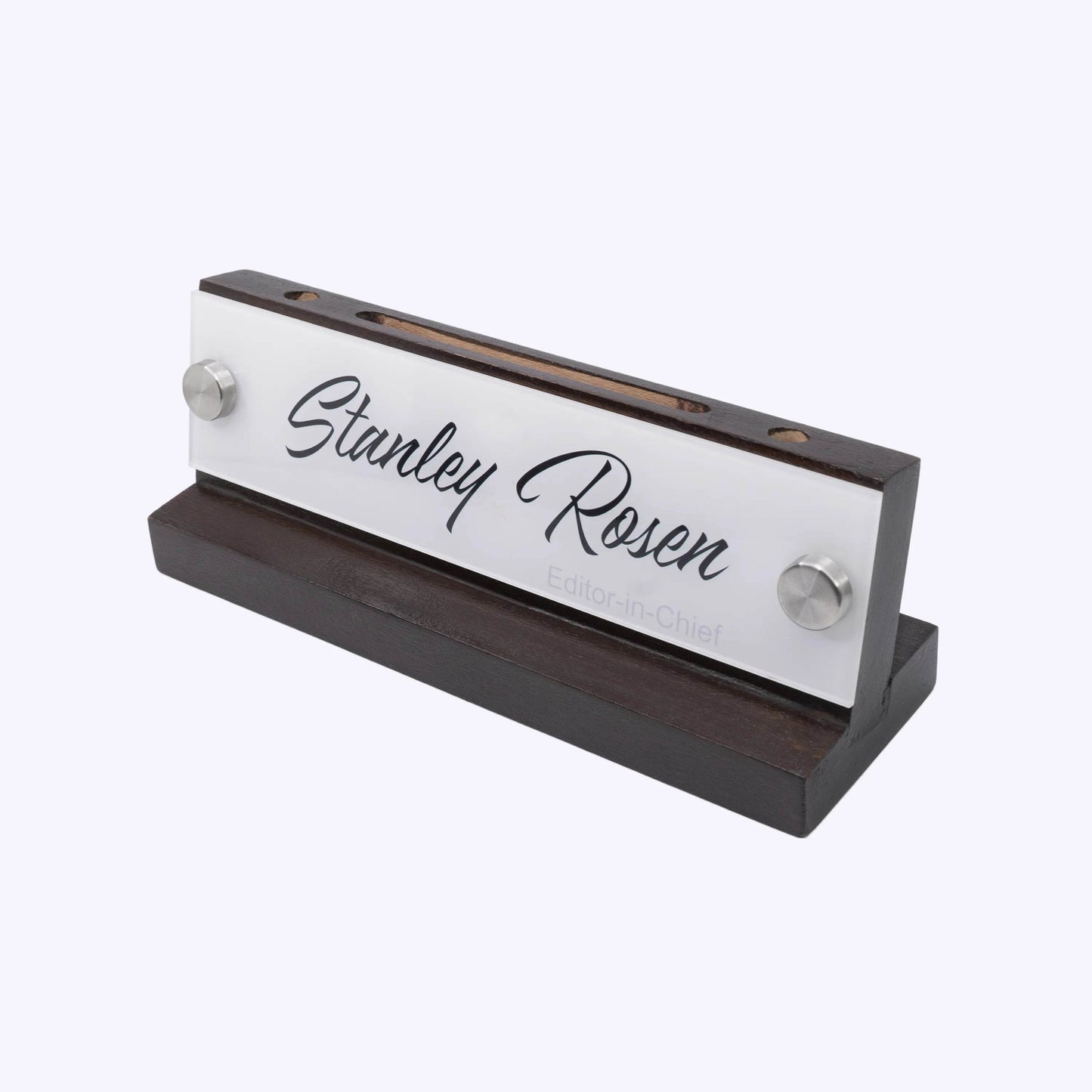 Table Name Plate with Card & Pen Holder | GT010 - GloriousGifts.Pk | Pakistan's 1 Office & Home Decoration Brand