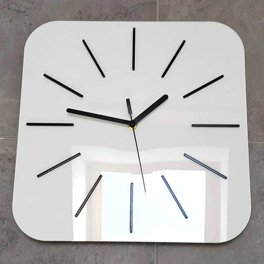 Clock HIPNOTIC Large white Silent Clock | GC008 - GloriousGifts.Pk | Pakistan's 1 Office & Home Decoration Brand