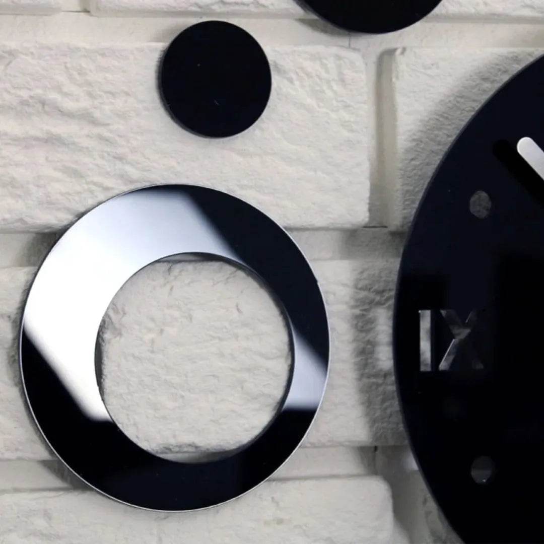 Modern Mirror Wall Clock Kids Room Gift | GC010 - GloriousGifts.Pk | Pakistan's 1 Office & Home Decoration Brand