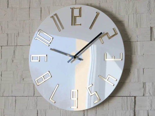 Numbering Clock, Golden Mirror, Clock, Gift Clock | GC005 - GloriousGifts.Pk | Pakistan's 1 Office & Home Decoration Brand