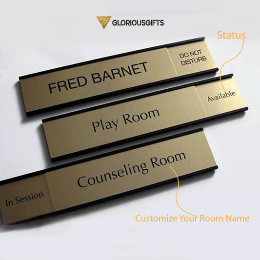 Interchangeable Acrylic Office Name Plate | GD001 - GloriousGifts.Pk | Pakistan's 1 Office & Home Decoration Brand