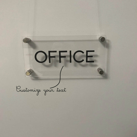 Custom 3D Acrylic Door Name Plate | GD004 - GloriousGifts.Pk | Pakistan's 1 Office & Home Decoration Brand