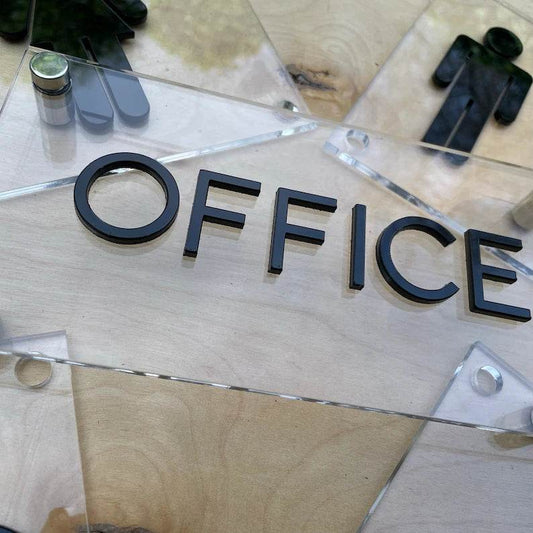 Custom 3D Acrylic Door Name Plate | GD004 - GloriousGifts.Pk | Pakistan's 1 Office & Home Decoration Brand