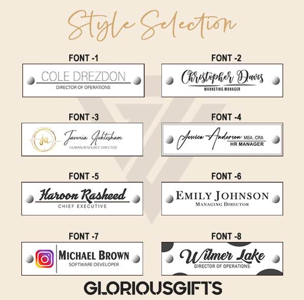 Table Name Plate with Card & Pen Holder | GT010 - GloriousGifts.Pk | Pakistan's 1 Office & Home Decoration Brand
