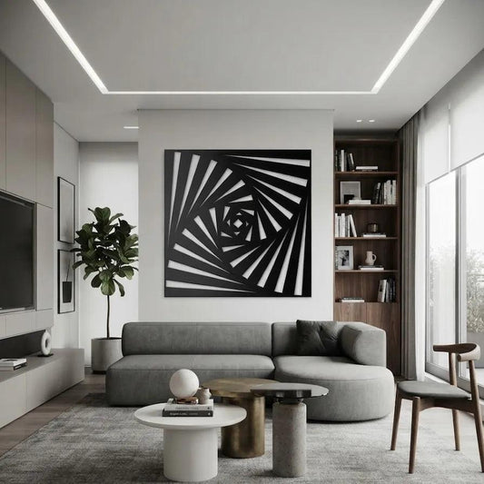 Wooden Wall Art Square in Depth Decorative Panel GW014 - GloriousGifts.Pk | Pakistan's 1 Office & Home Decoration Brand