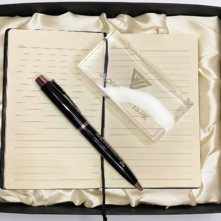 Personalized Notebook & Engraved Pen Set |GD101 - GloriousGifts.Pk | Pakistan's 1 Office & Home Decoration Brand