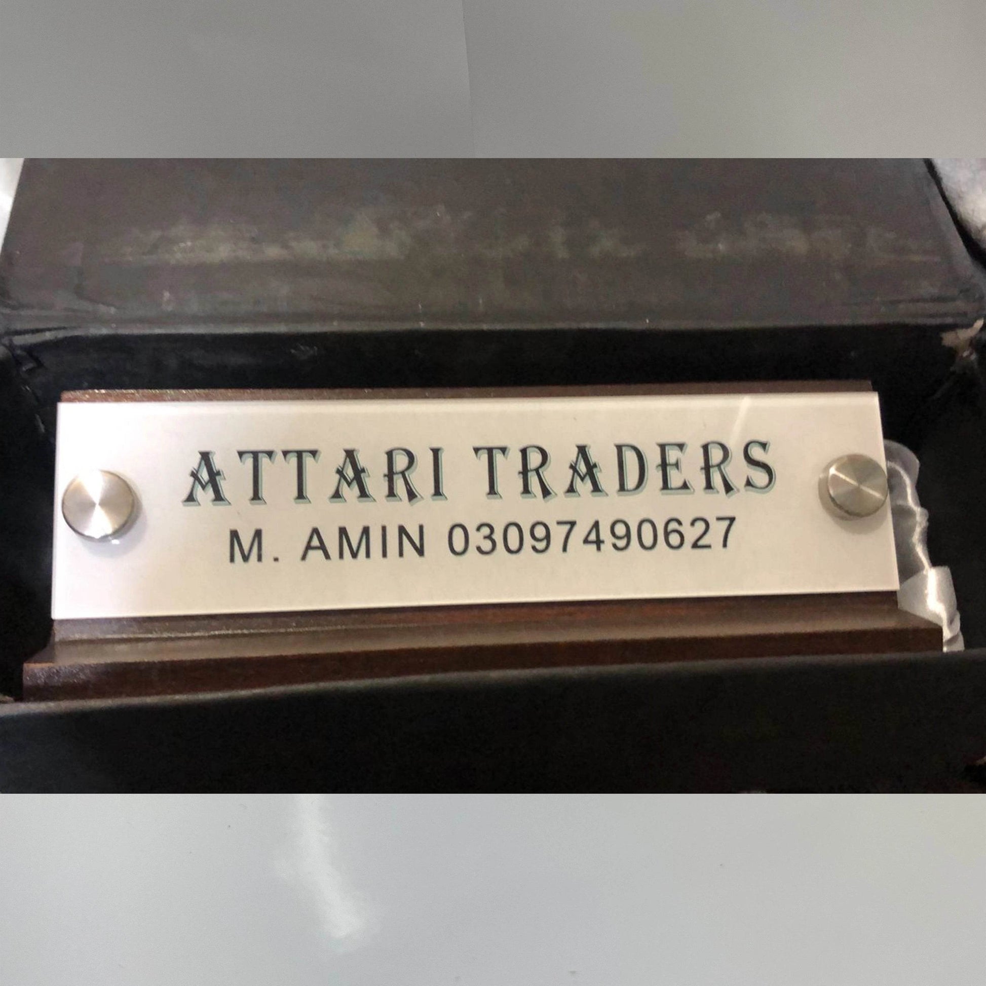Table Name Plate with Card & Pen Holder | GT010 - GloriousGifts.Pk | Pakistan's 1 Office & Home Decoration Brand
