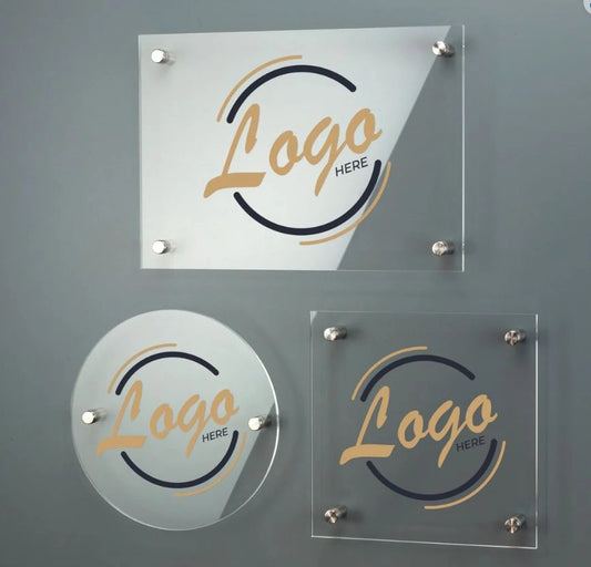 Custom Clear Acrylic Sign | GS011