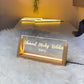 Custom Office Desk Plate with LED Light | GT008